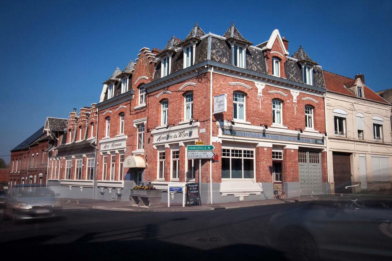 Logis - Hostellerie & Restaurant Du Marche Le Cateau-Cambresis Eksteriør billede